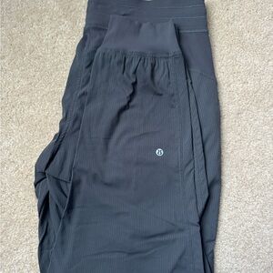 Smokey Grey Lululemon dance studio joggers, regular length